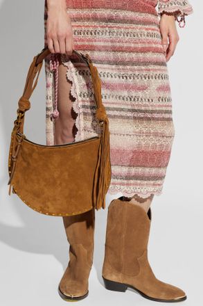 Isabel Marant Shoulder Bag Oskan Soft, Womens, Brown