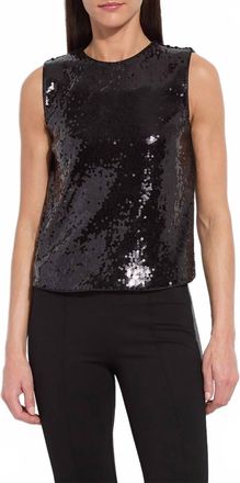 Lyss&eacute; Adaline Sequin Tank In Black