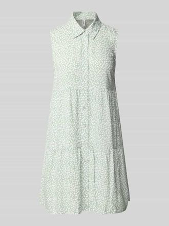 Only Ausgestelltes Hemdblusenkleid aus reiner Viskose Modell THEA in Schilf, Gr&ouml;&szlig;e XL