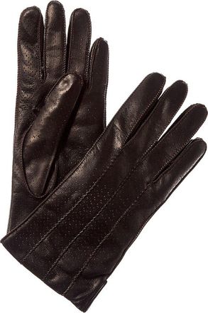 Portolano Contrast Color Stitch & Lining Leather Gloves