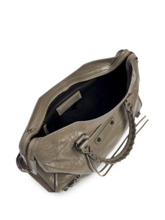 Balenciaga City Shoulder Bag - Grey-Green