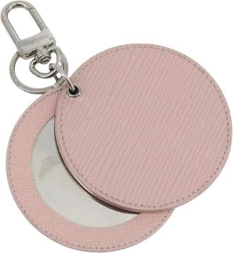 Louis Vuitton Pre-owned Hand Mirror - Dames - Vintage Accessoires - Roze - ONE Size - Leer - Vintage