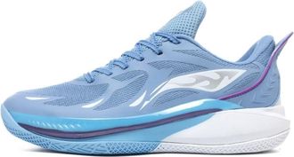 Generic Mens Basketball Shoes Shock-Absorbing Anti Slip Wear-Resistant Outdoor Indoor Sports Fashionable Training Boots Walking Shoes(Blue,8.5 UK)