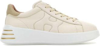 Hogan Sand Leather Rebel Sneakers