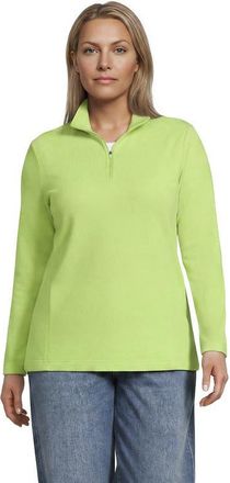 Lands End Anyweather Fleece Quarter Zip Pullover in Soft Apple Green at Nordstrom, Size 3X