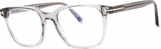 Tom Ford Blue Light Block Rectangular Mens Eyeglasses FT5818-B 020 53