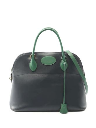 Herm&egrave;s 1992 Bolide 35 tote bag - women - Artificial Leather - One Size - Blue