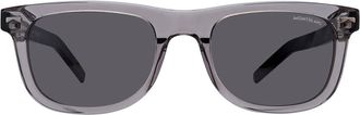 Montblanc Smoke Square Mens Sunglasses MB0260S 003 53