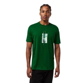 A|X Armani Exchange Heren Grafisch T-Shirt (Tuin groen)
