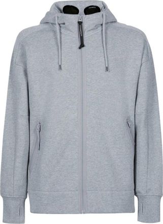 C.P. Company Zip-throughs - Heren - Vesten met rits - Grijs - 2XL - Katoen - Hoodies & sweatvesten