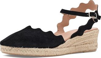 Eric Michael Abilene Womens Wedge Shoes Black : EU 40 (US Womens 9.5-10) M (B), Leather