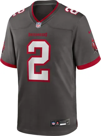 Nike Emeka Egbuka Tampa Bay Buccaneers Nike Mens NFL Game Jersey in Grey | 67NMTBGA8BF-BH6