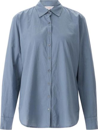 Xirena Shirts - Dames - Overhemden - Blauw - XS - Katoen - Overhemden