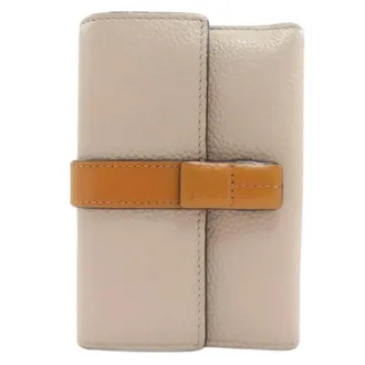 Loewe Pre-owned Wallets, female, Beige, Size: ONE SIZE Pre-owned Wallet (bi-fold)