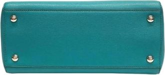 Fendi Pre-owned Handbags, female, Green, Size: ONE SIZE Pre-owned Petit 2jours Leather 2way Bag