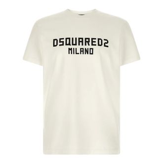 Dsquared2 Milano Cool Fit T-Shirt - male - Dsquared2 - T-Shirts - White - 2XL - Tops