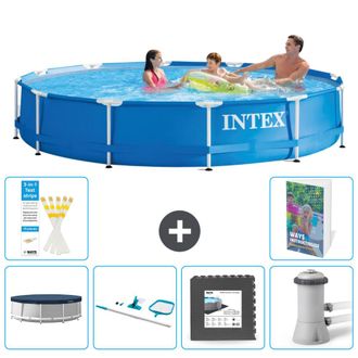 Intex Piscina Con Estructura Redonda - 366x76 Cm - 7-piezas S163