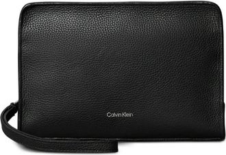 Calvin Klein logo-detail wallet - Black