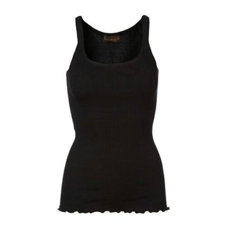 Rosemunde Top Sort Elegante Top de Mujer - Tops - Mujer - Negro - XS
