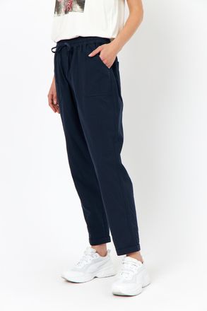 Soyaconcept Schlupfhose SOYACONCEPT SC-CISSIE 10-C, Damen, Gr. L, N-Gr, blau (navy), Web, Obermaterial: 100% Baumwolle, unifarben, kn&ouml;chelfrei, Hosen Schlupfhose,