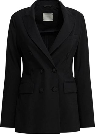 Circolo 1901 Dubbelrijige Blazer - Dames - Blazers - Zwart - XS - Jassen