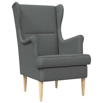 vidaXL Sill&oacute;n Gris Oscuro Tela Vidaxl
