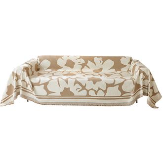 OEM Funda De Sof&aacute; Elegante Con Estampado Floral, Transpirable, Color Caqui, 180 X 230 Cm