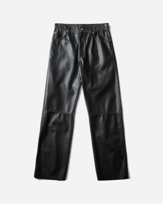 Maison Margiela Men s Coated Trousers Black