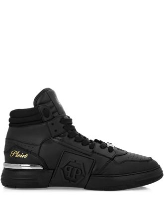 Philipp Plein Hexagon hi-top sneakers - Black