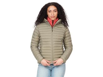 Marmot Echo Featherless Hoodie Womens Clothing Vetiver : SM, Nylon