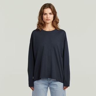 G-Star Oversized T-shirt - Donkerblauw - Dames