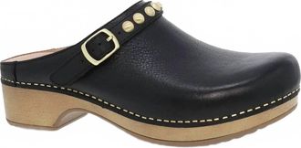 Dansko Womens Britton Tumbled Mule In Black