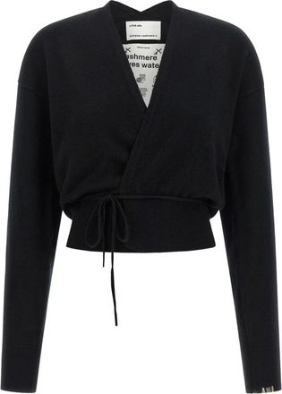 Extreme Cashmere Ella Cardigan - Dames - Cashmere truien - Zwart - ONE Size - Wol - Truien & Vesten