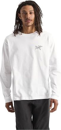 Arc'teryx Kragg Cotton Long Sleeve Mens Clothing White Light/Black : 2XL