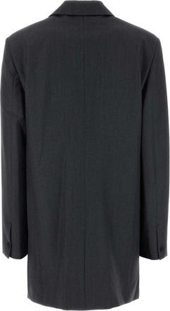 Jil Sander Virgin Wool-Blend Blazer - Gray