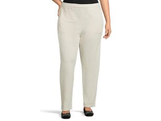 Eileen Fisher Slouch Ankle Pant Womens Casual Pants Bone : MD, Cotton/Terry