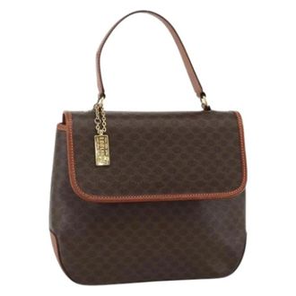 Celine Pre-owned Plastic Hand Bag - Dames - Vintage Handtas - Bruin - ONE Size - Leer - Vintage
