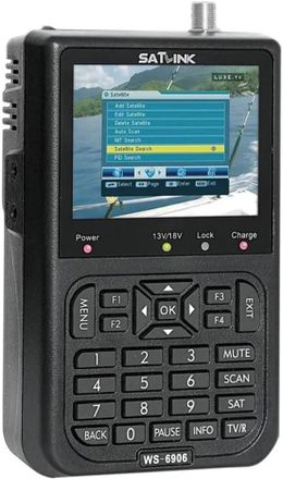 OEM Buscador De Sat&eacute;lites Ws6906 Con Pantalla Lcd Digital De 3,5, Medidor De Se&ntilde;al De 950 Mhz A 2150 Mhz Y Generador De Se&ntilde;al De Corriente