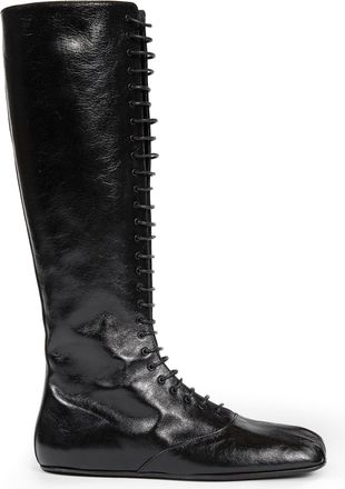 Ann Demeulemeester Ysha Boots in Semi-Shiny Leather
