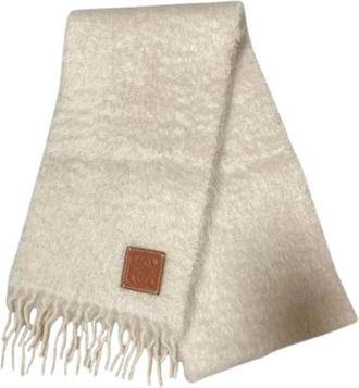 Loewe Sciarpa Pre-owned - - Pre-owned - Donna - Bianco - ONE SIZE