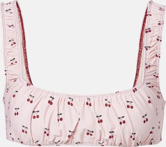 Montce Swim Zoe printed bikini top