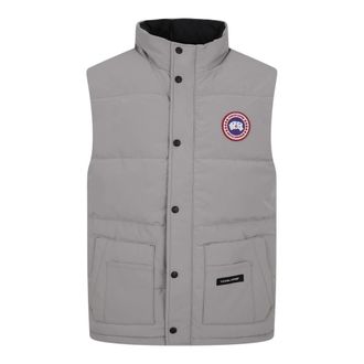 Canada Goose Vests, male, Gray, Size: 2XL Freestyle Crew Vest