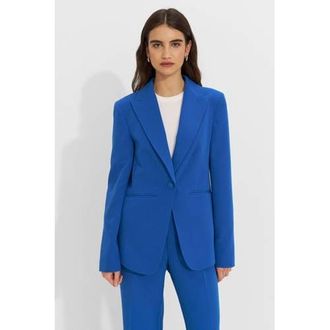 Ruby+Ed getailleerde blazer blauw