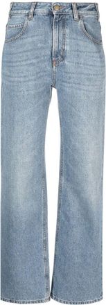 Chloé low-cut boyfriend jeans - women - Cotton/Hemp - 26 - Blue
