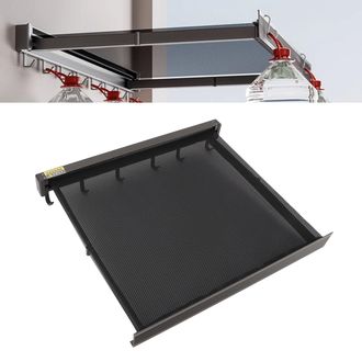 Infinite Ausziehbarer, Wandmontierter W&auml;schetrockner Mit Aluminium-netzplattform F&uuml;r Terrasse Und Badezimmer - Grau