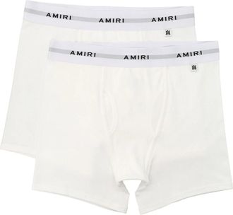 Amiri Witte Katoenen Briefs Pak Aw 25 - Heren - Onderbroek - Wit - S - Katoen - Ondergoed