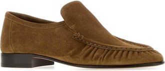The Row Womens Mocassin Loafer Camel Calf