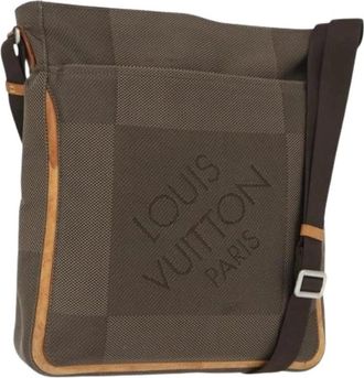 Louis Vuitton Pre-owned Cross Body Bags, female, Brown, Size: ONE SIZE Pre-owned Vintage Canvas Cross Body Bag