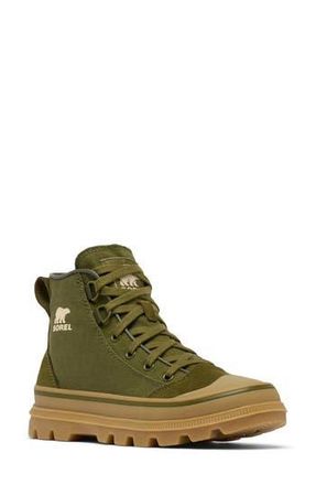 Sorel SCOUT N ABOUT Mid Sneaker in Utility Green/Gum at Nordstrom Rack, Size 9.5