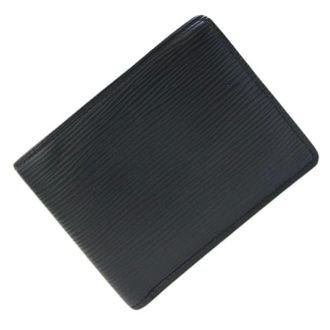 Louis Vuitton Pre-owned Epi Bill Wallet (Bi-fold) - Heren - Pre-owned - Zwart - Maat: ONE Size Leer